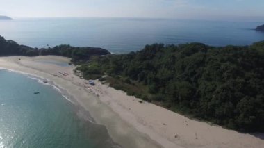 Paradise Island Sao Sebastiao, Brezilya için havadan görünümü