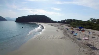 Paradise Island Sao Sebastiao, Brezilya için havadan görünümü
