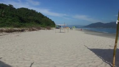Paradise Island Sao Sebastiao, Brezilya için havadan görünümü