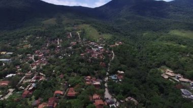 Sao Paulo sahil, Brezilya Hava Hills görünümü