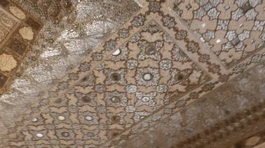 Mimari detay Amber Fort, Jaipur, Rajasthan, Hindistan