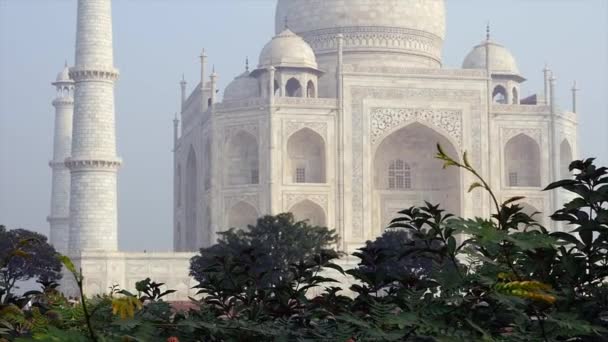 Taj Mahal i Agra, Uttar Pradesh, Indien — Stockvideo