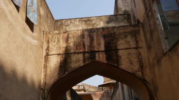 琥珀堡，斋浦尔印度 — 图库视频影像