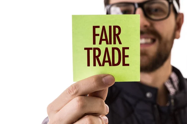 Comercio justo en una imagen conceptual —  Fotos de Stock
