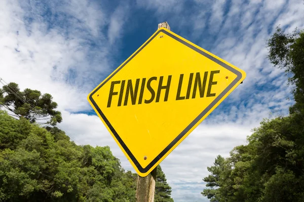 Finish Line on a concept image — Stock Photo, Image