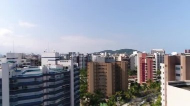 Riviera Sao Lourenco Beach Sao Paulo, Brezilya için havadan görünümü