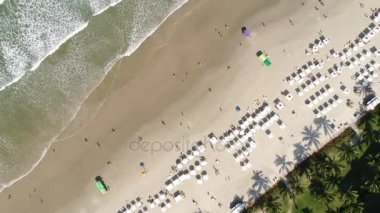 Bir Beach dron tarafından Üstten Görünüm