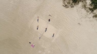 En iyi görünümü insanlar iskambil Voleybol Beach Brezilya