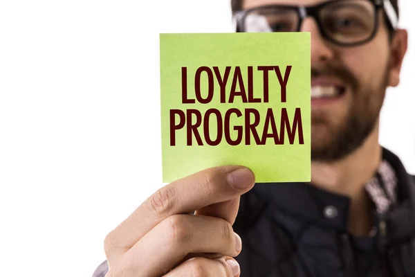 Loyaliteitsprogramma op de afbeelding van een concept — Stockfoto