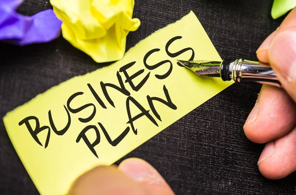 Business Plan on a concept image — Stock Photo, Image