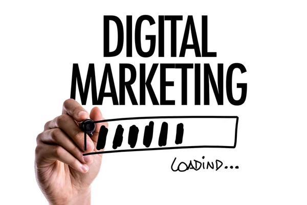 Marketing Digital em uma imagem conceitual — Fotografia de Stock