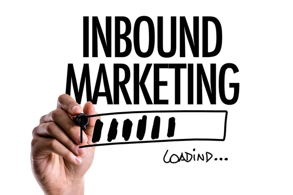 Inbound Marketing on a concept image — Stock Photo, Image