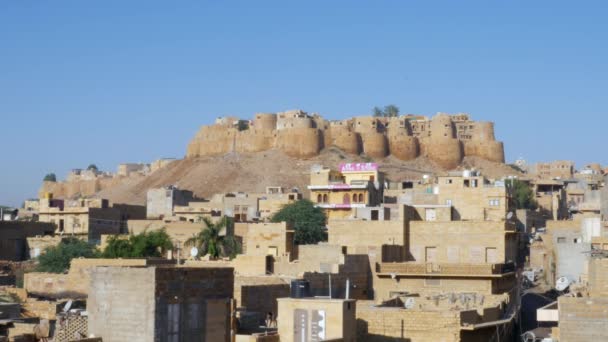 Jaisalmer, India - omstreeks November 2016: Jaisalmer in Rajasthan, India — Stockvideo