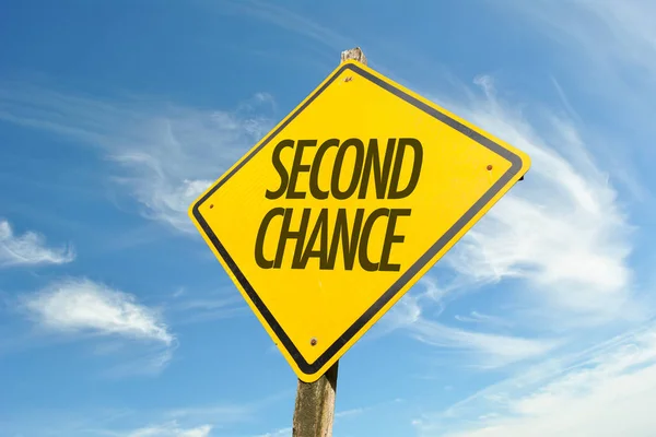 Second Chance on a conceptual image — Stock Photo, Image