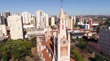 Havadan görünümü Ribeirao Preto şehir Sao Paulo, Brezilya