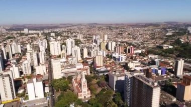 Havadan görünümü Ribeirao Preto şehir Sao Paulo, Brezilya