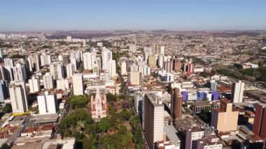 Havadan görünümü Ribeirao Preto şehir Sao Paulo, Brezilya