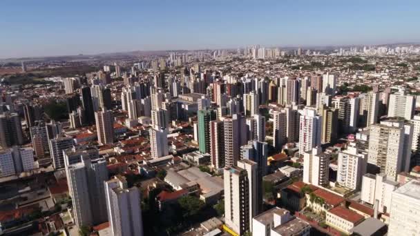 Vista aérea de la ciudad de Ribeirao Preto en Sao Paulo, Brasil — Vídeo de stock