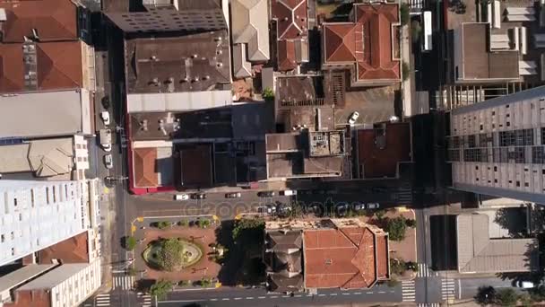 サンパウロ、ブラジルの空中ビュー リベイラン ・ プレト市 — ストック動画