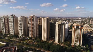 Havadan görünümü Ribeirao Preto şehir Sao Paulo, Brezilya