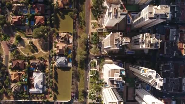 Топ подання Ribeirao прет міста Сан-Паулу, Бразилія, Drone — стокове відео