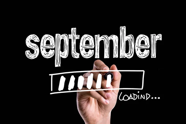 September on a concept image — Stock Photo, Image