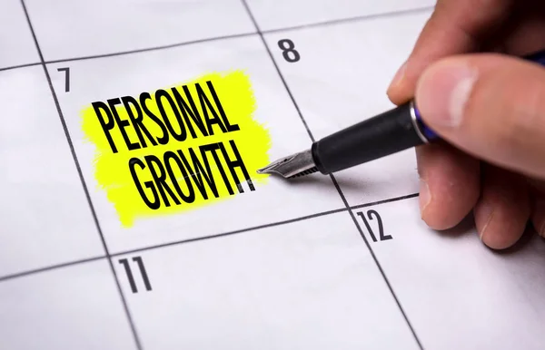Personal Growth on a concept image — Stock Photo, Image