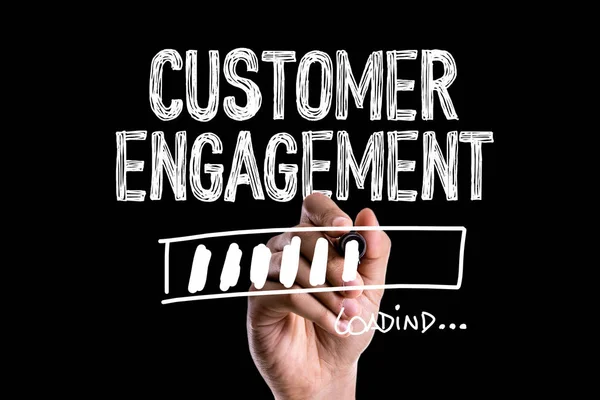 Customer Engagement on a concept image — Stock Photo, Image