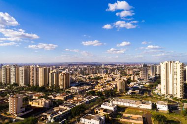 Havadan görünümü Ribeirao Preto şehir Sao Paulo, Brezilya