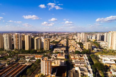 Havadan görünümü Ribeirao Preto şehir Sao Paulo, Brezilya