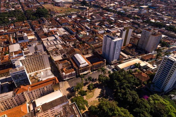 Vista aérea de la ciudad de Ribeirao Preto en Sao Paulo, Brasil —  Fotos de Stock