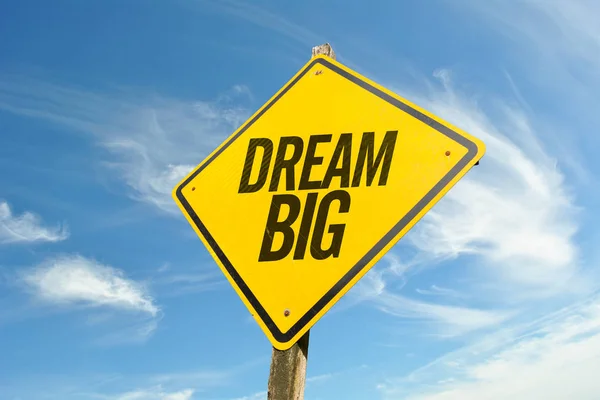Dream Big op de afbeelding van een concept — Stockfoto