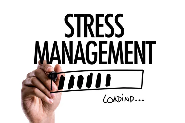 Stressmanagement auf einem Konzeptbild — Stockfoto