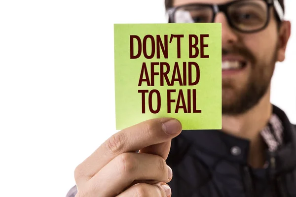 Başarısız korkmayın — Stok fotoğraf