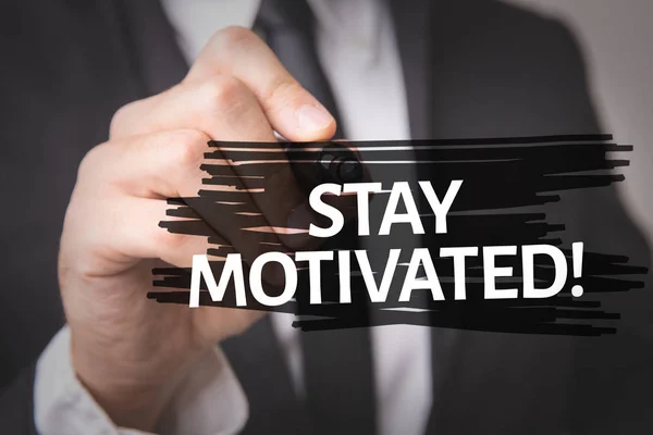 Stay Motivated on a concept image — Stock Photo, Image