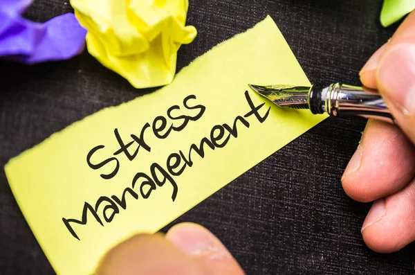 Stressz kezelése egy fogalom-kép — Stock Fotó