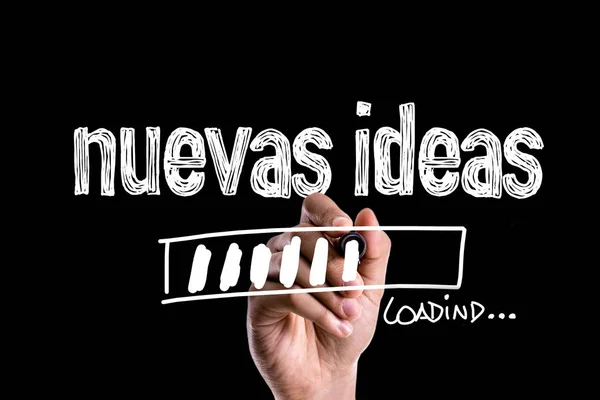 Új ötletek a koncepció kép (spanyolul) — Stock Fotó