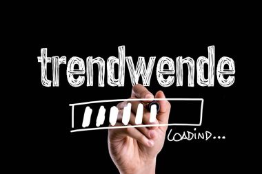 Bir kavram görüntü dönüşte dönüş (Almanca içinde)