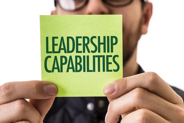 Leadership Capabilities on a concept image — Stock Photo, Image