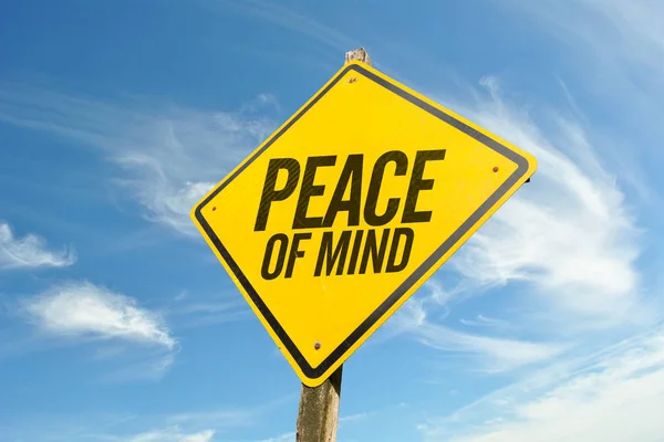 Peace of Mind on a concept image — Stock Photo, Image