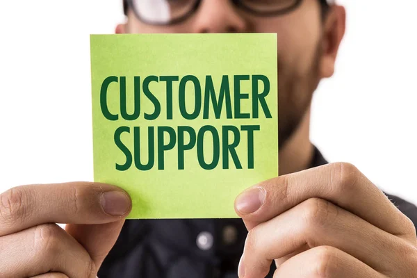 Customer Support op de afbeelding van een concept — Stockfoto