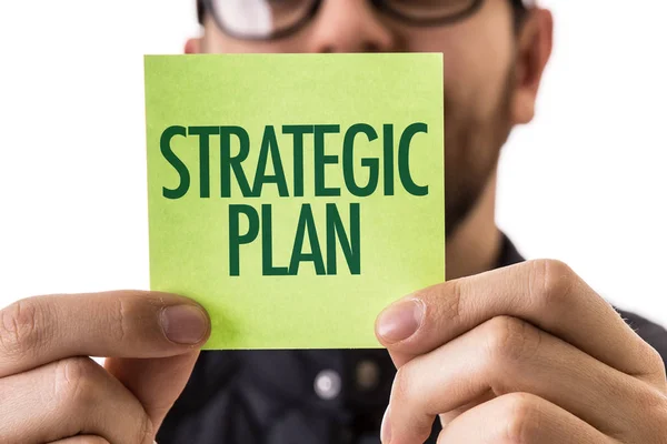 Strategic Plan on a concept image — Stock Photo, Image