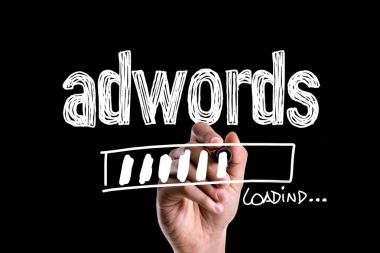 Adwords bir kavram görüntü üzerinde yükleme