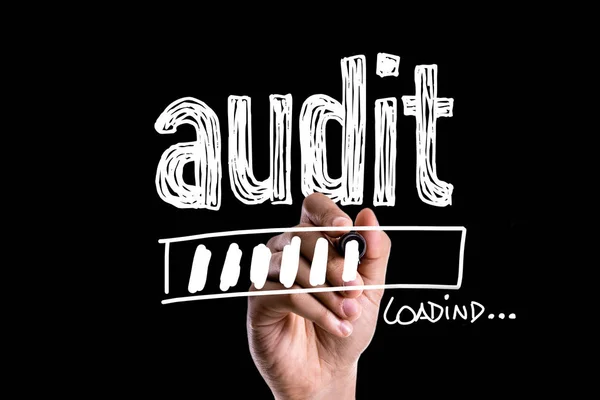 Audit on a concept image — Stock Photo, Image