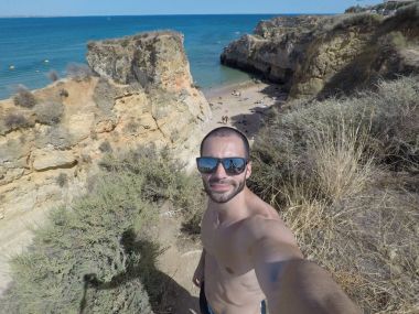 Selfie Beach, Algarve, Portekiz