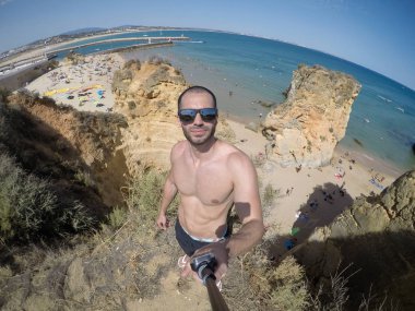 Selfie Beach, Algarve, Portekiz
