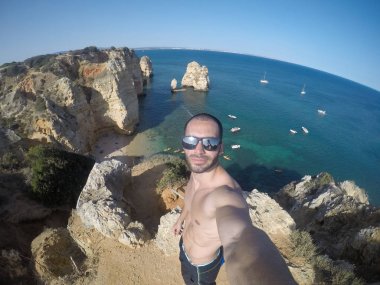 Selfie Beach, Algarve, Portekiz