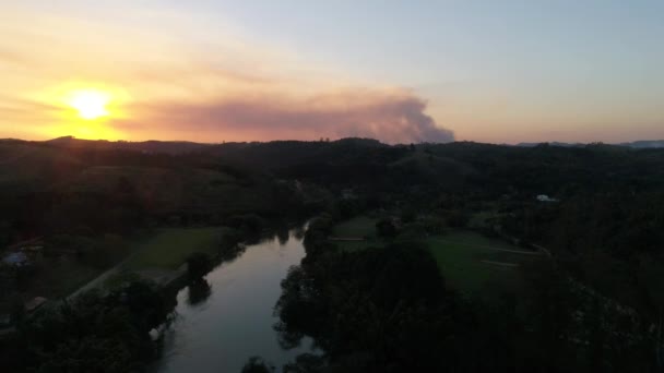 Rio Paraíba no Brasil por Drone — Vídeo de Stock