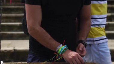 Sokakta, Salvador, Brezilya dükkanda satın turist