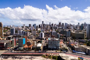 Salvador manzarası, Bahia, Brezilya Hava görünümünü